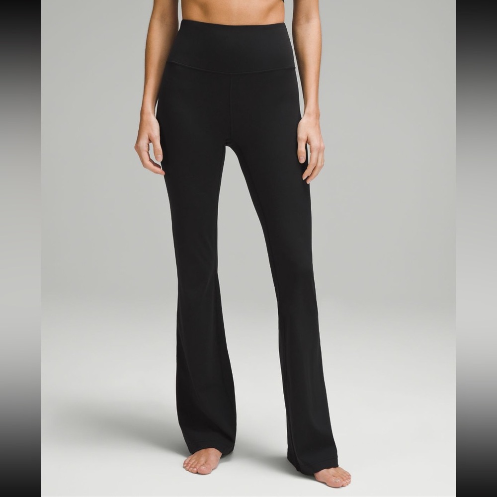 Lululemon groove high rise flare pant in black